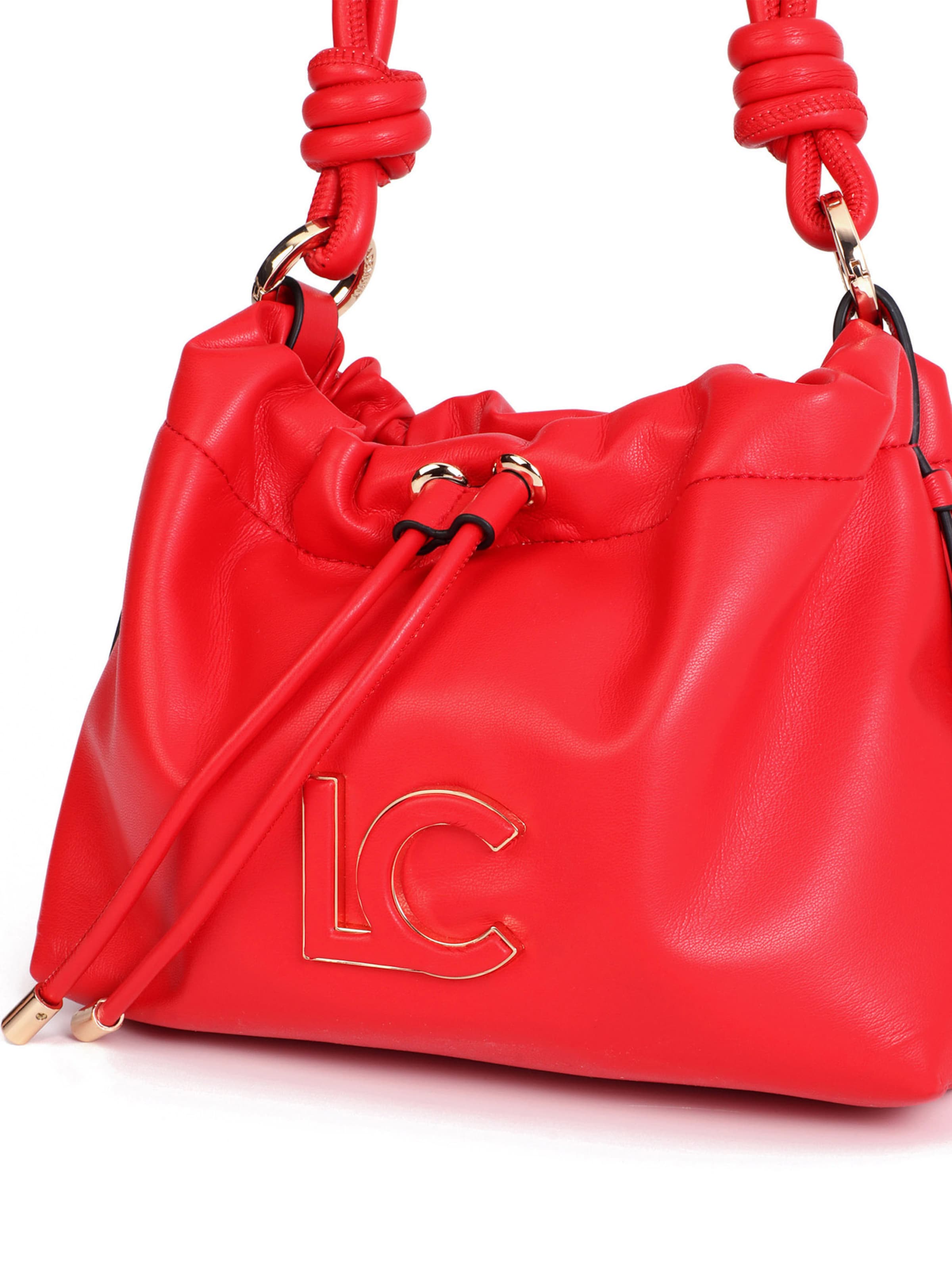 Lola Casademunt - Bolso saco en rojo