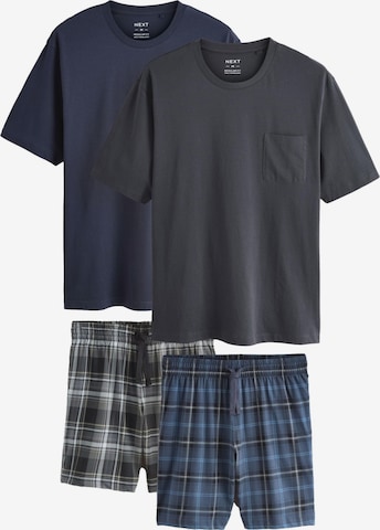 Next Lyhyt pyjama värissä sininen: etupuoli