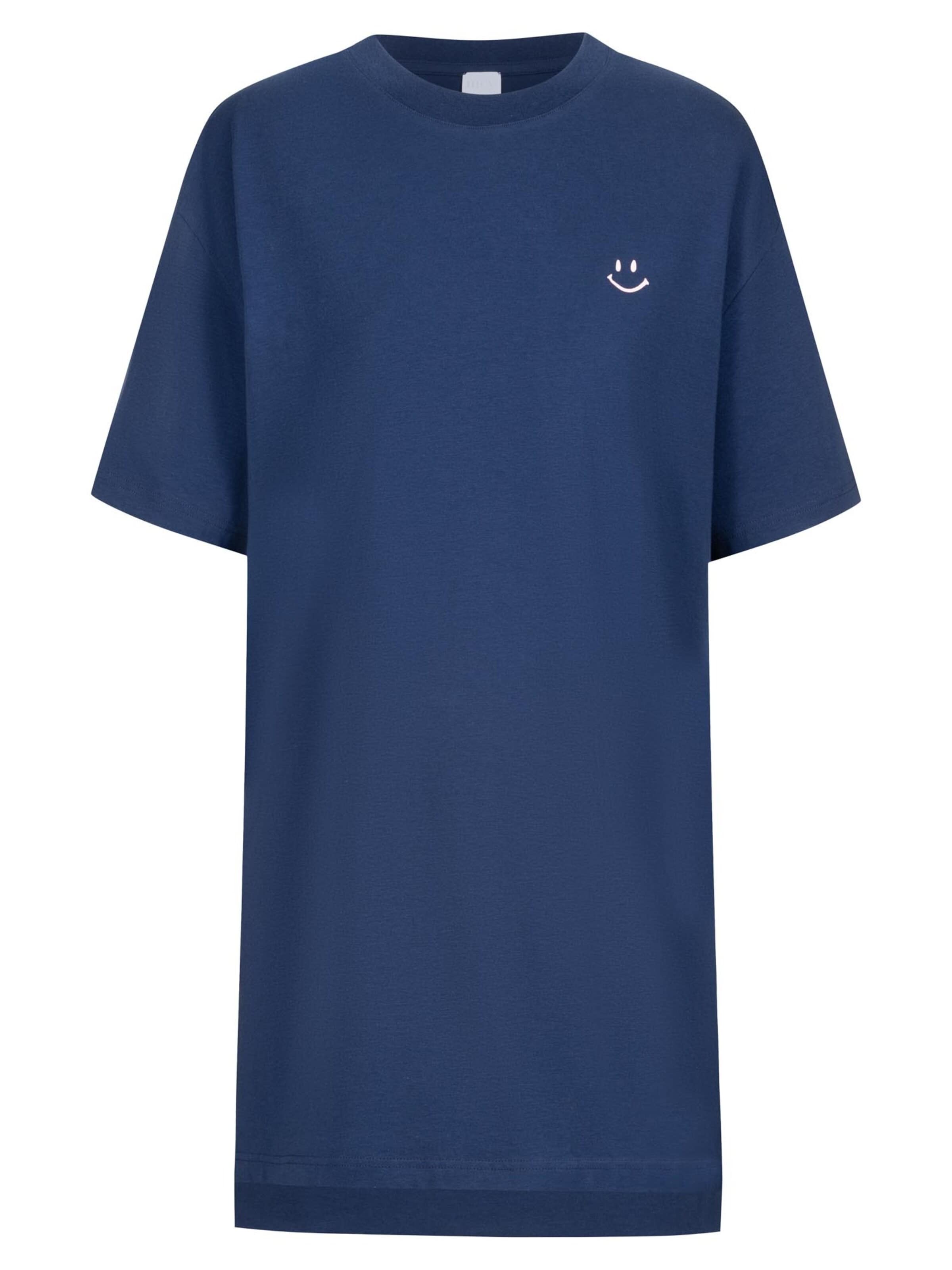 Mey Nachthemd 'Solid Love'‌‌‌‌‌ in Blau: Vorderseite