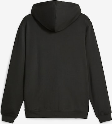 PUMA Athletic Zip-Up Hoodie in Black