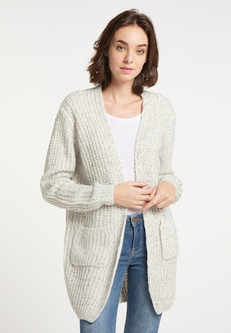 MYMO Knit Cardigan in Beige: front