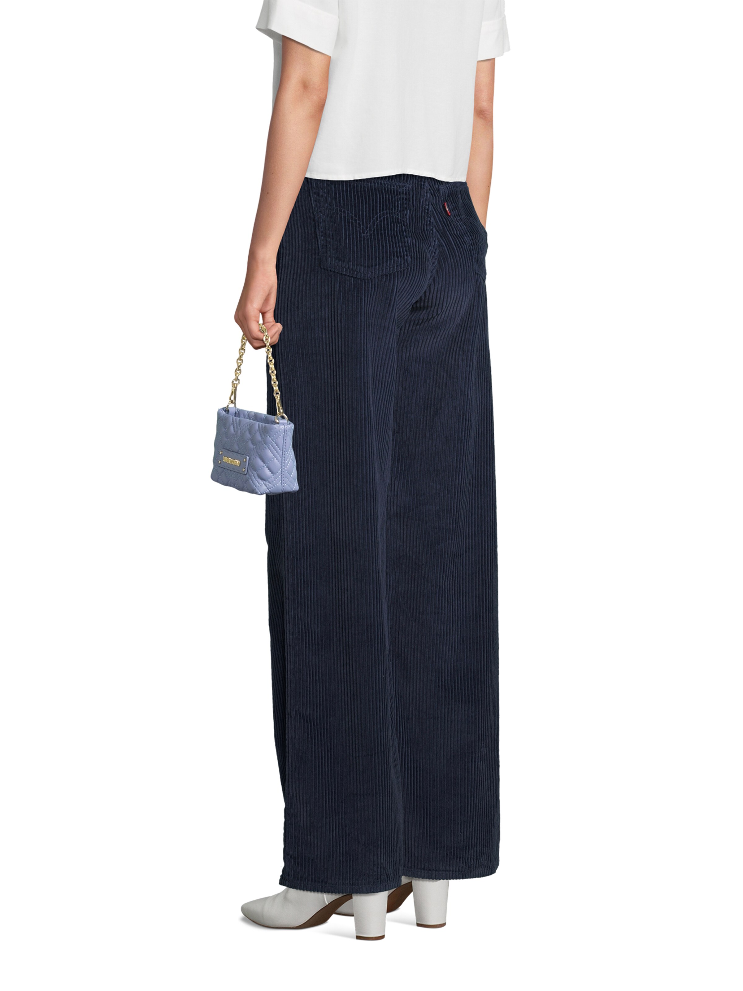 Love Moschino Skuldertaske i blå: forside