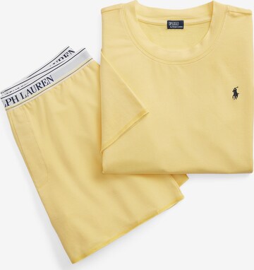 Pyjama Polo Ralph Lauren en jaune : devant
