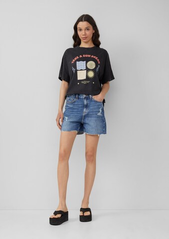 QS Regular Jeans in Blue: front