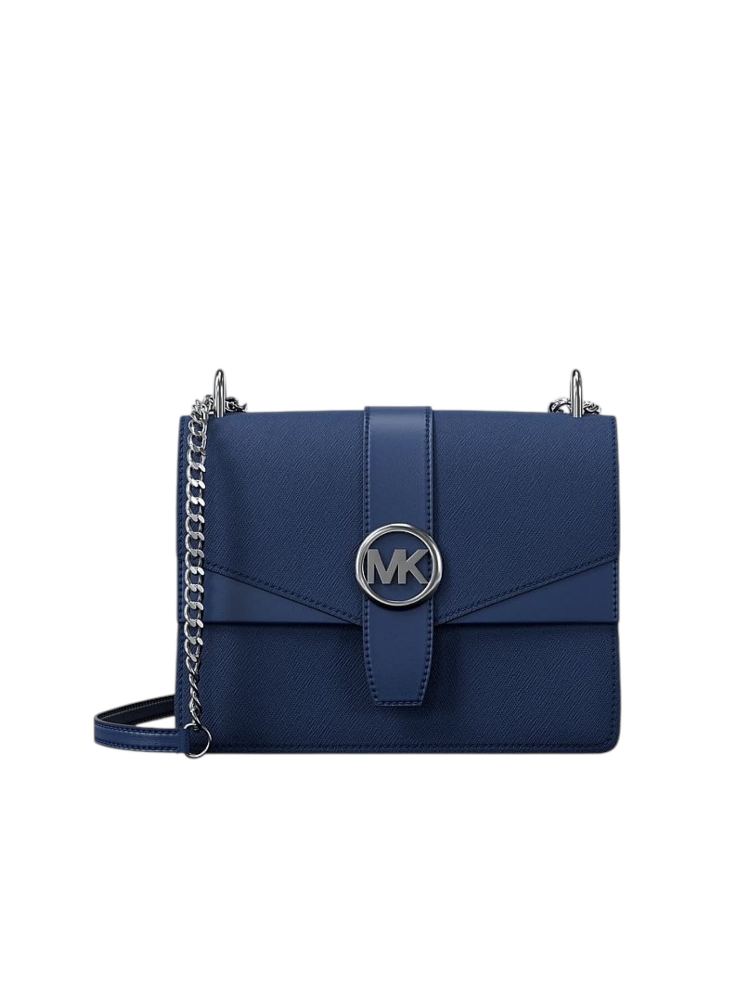 Michael Kors Shoulder bag 'Greenwich Small Flap Crossbody Bag' in Blue: front