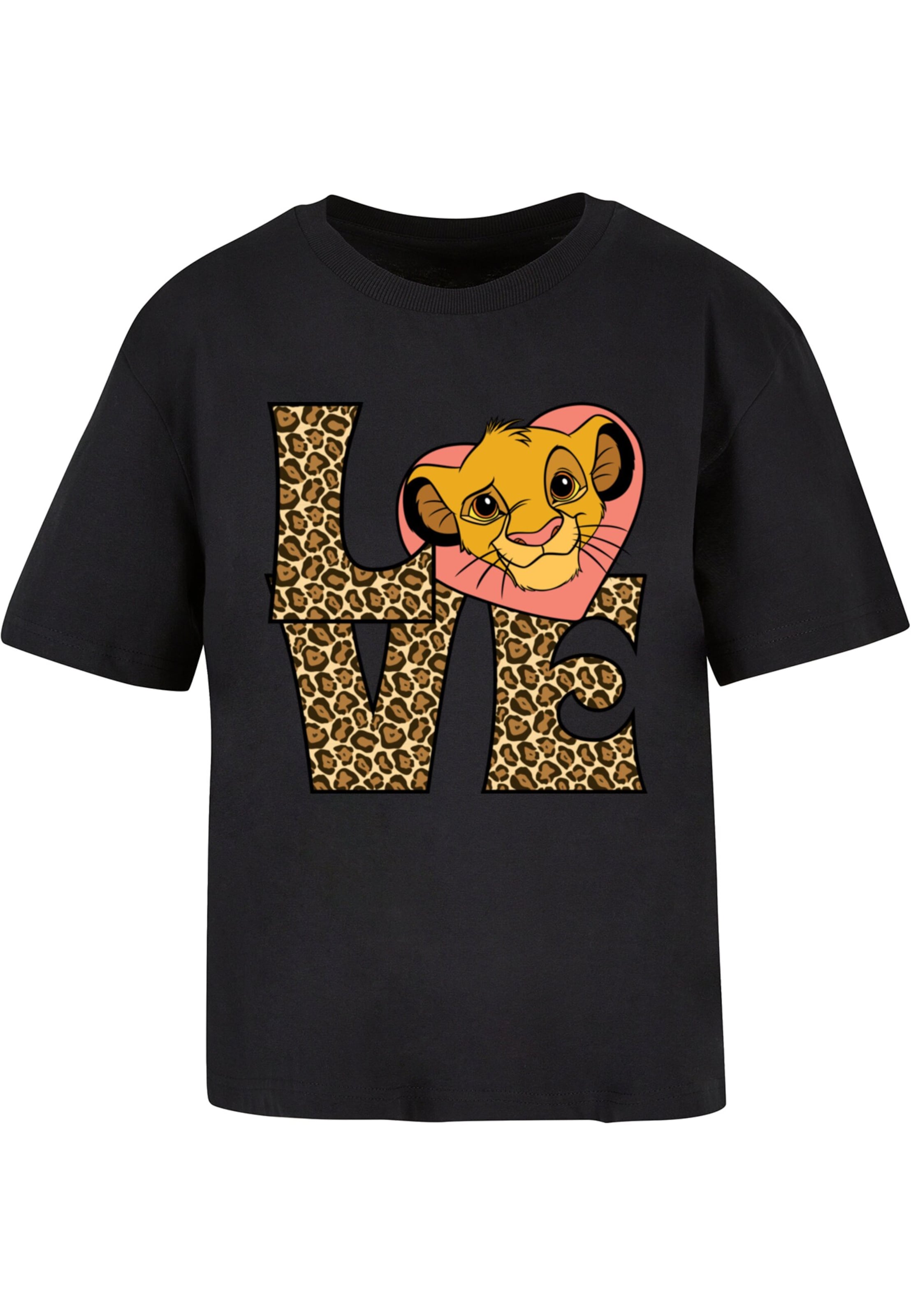 T-shirt 'Simba Love' Merchcode en noir : devant