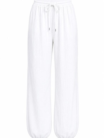 Worldclassca Regular Pants 'Damen Musselin Hose Sommer' in White: front