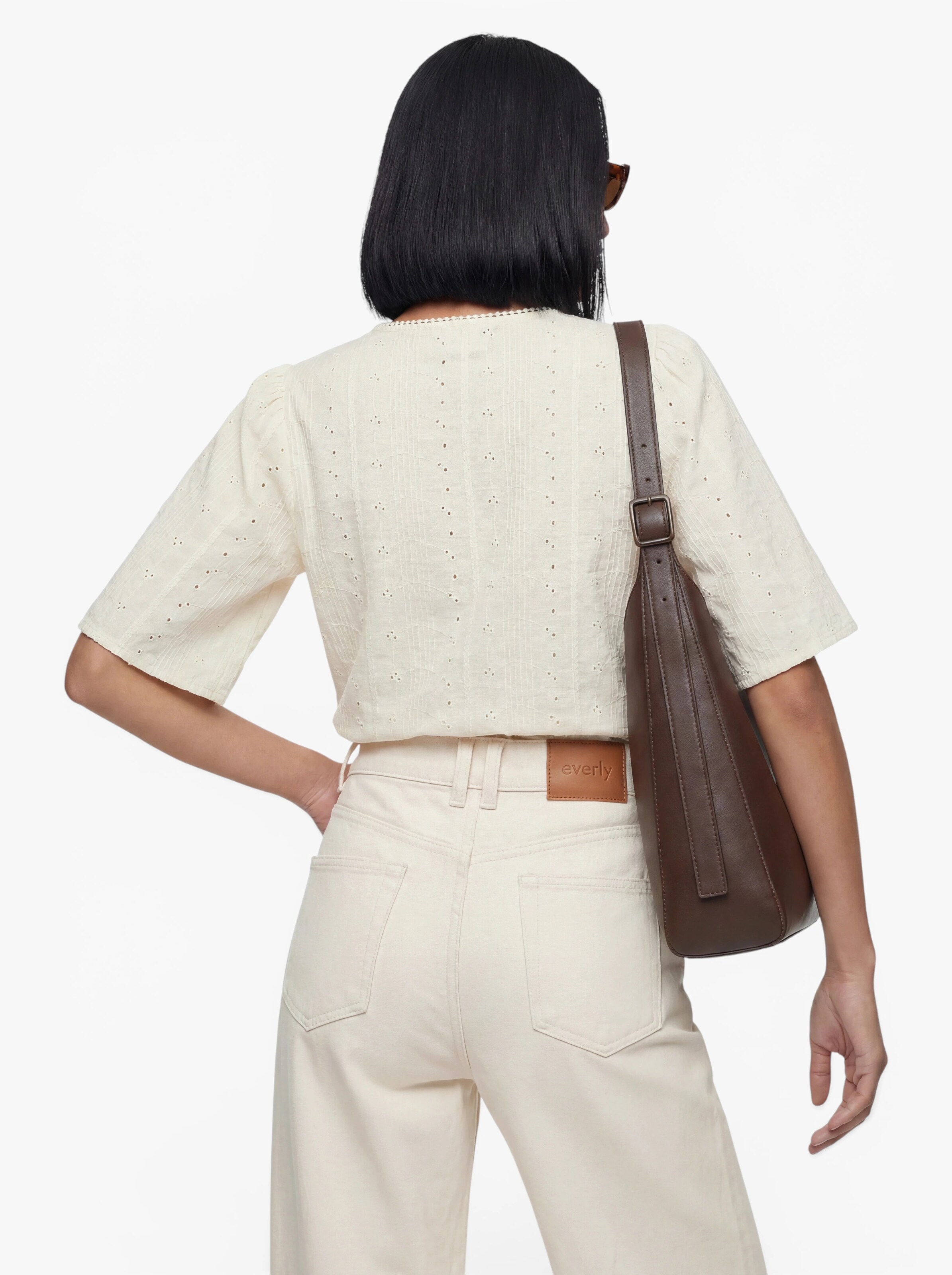 VERO MODA Blúz 'VMJASMINA' - bézs