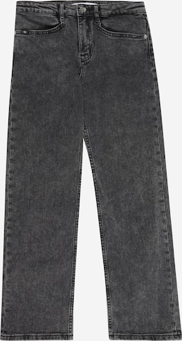 Calvin Klein Jeans Loosefit Džíny – šedá: přední strana