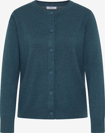 Cardigan CECIL en bleu : devant