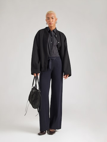 MAC Wide Leg Hose 'CHRISTY' in Blau