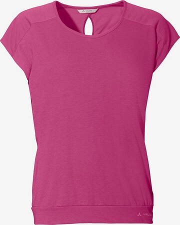 VAUDE Performance Shirt 'Skomer' in Pink: front