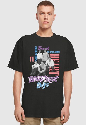 Merchcode T-Shirt 'Backstreet Boys - INBYH' in Schwarz: predná strana