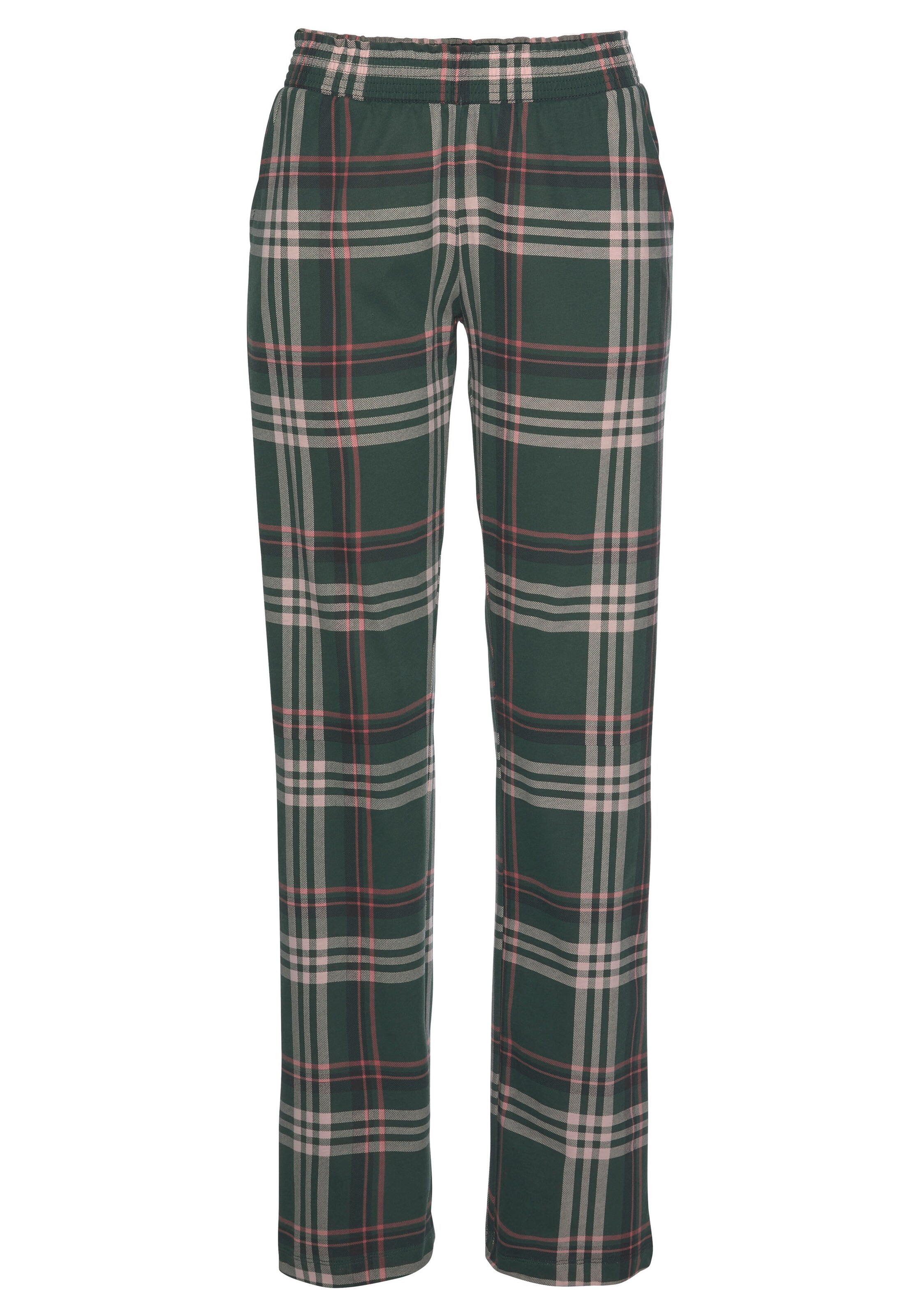 LASCANA Schlafanzug 'Vivance' in Grün