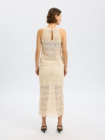 Gonna 'SLFAlima' di SELECTED FEMME in beige