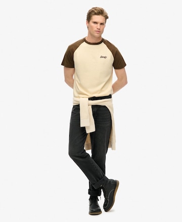 Superdry Μπλουζάκι 'Essential' σε μπεζ