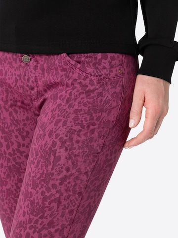 TIMEZONE Slim fit Jeans 'Nali' in Red