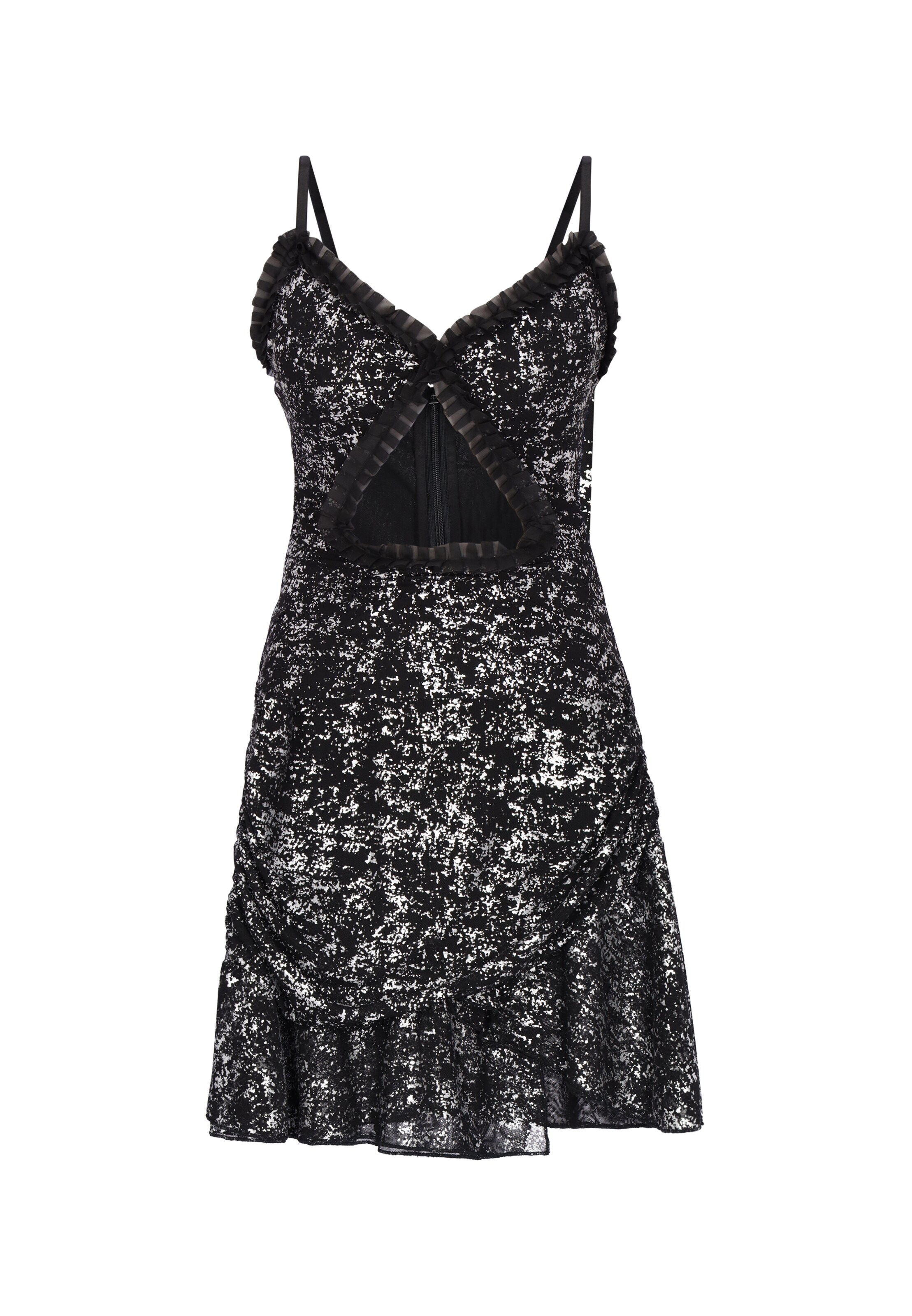 Robe 'Festive' faina en noir : devant