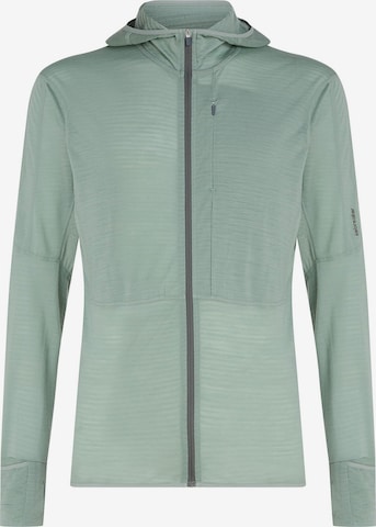 ICEBREAKERTehnička flis jakna 'Descender' - zelena boja: prednji dio
