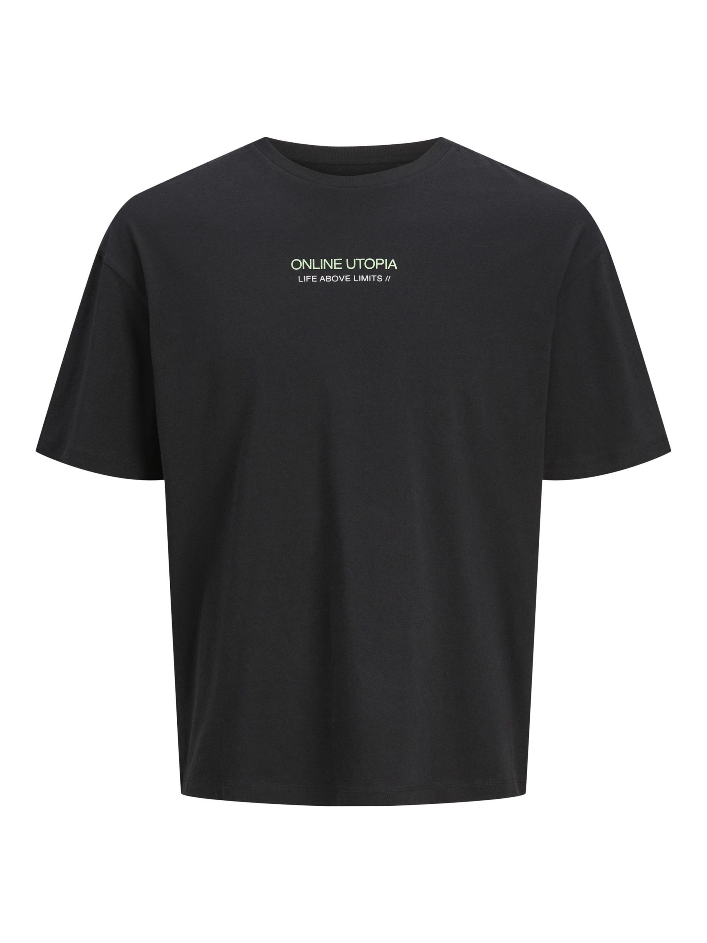 JACK & JONES Shirt in Black: front