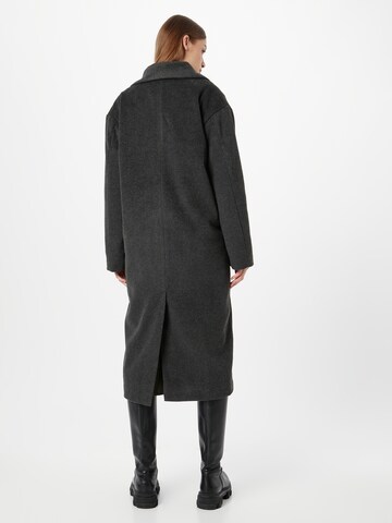 Monki Between-seasons coat in Grey