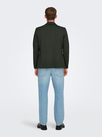 Only & Sons - Ajuste estrecho Chaqueta saco 'MARK' en verde