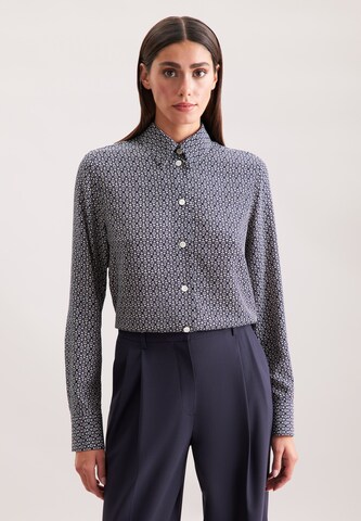 SEIDENSTICKER Blouse in Blauw: voorkant