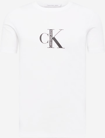 Calvin Klein Jeans T-Shirt in Weiß: predná strana