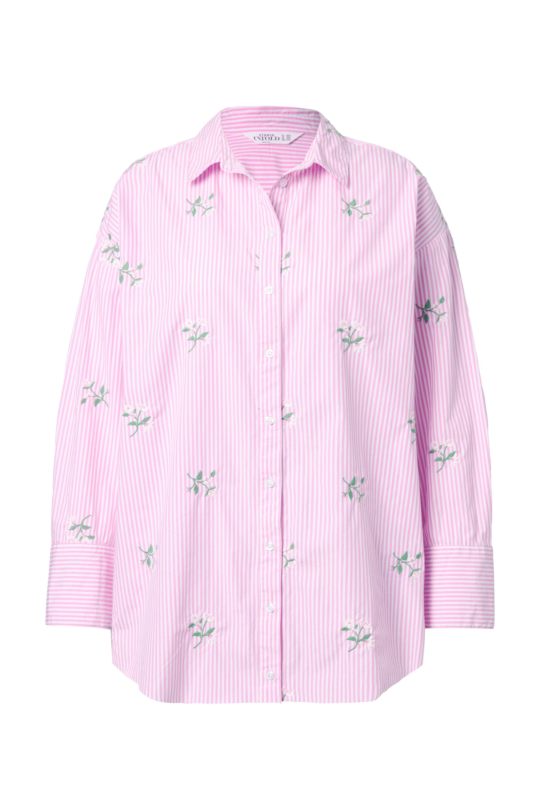 Studio Untold Bluse in Pink: Vorderseite