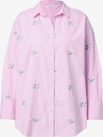 Studio Untold Bluse in Pink: Vorderseite