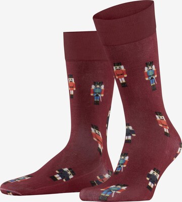 BURLINGTON Socks 'December Days' in Red: front