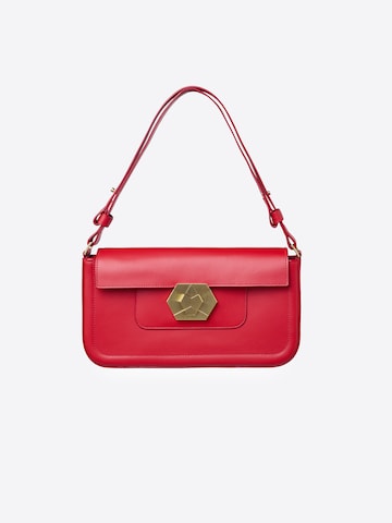 Borsa a mano di AKARDO in rosso: frontale