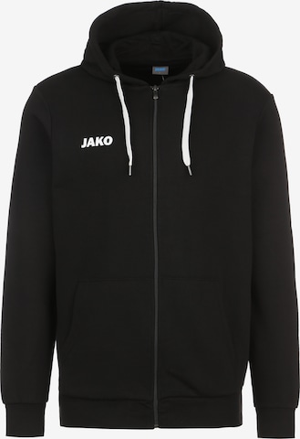 Veste de survêtement JAKO en noir : devant