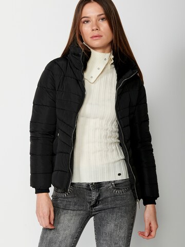 Veste mi-saison KOROSHI en noir