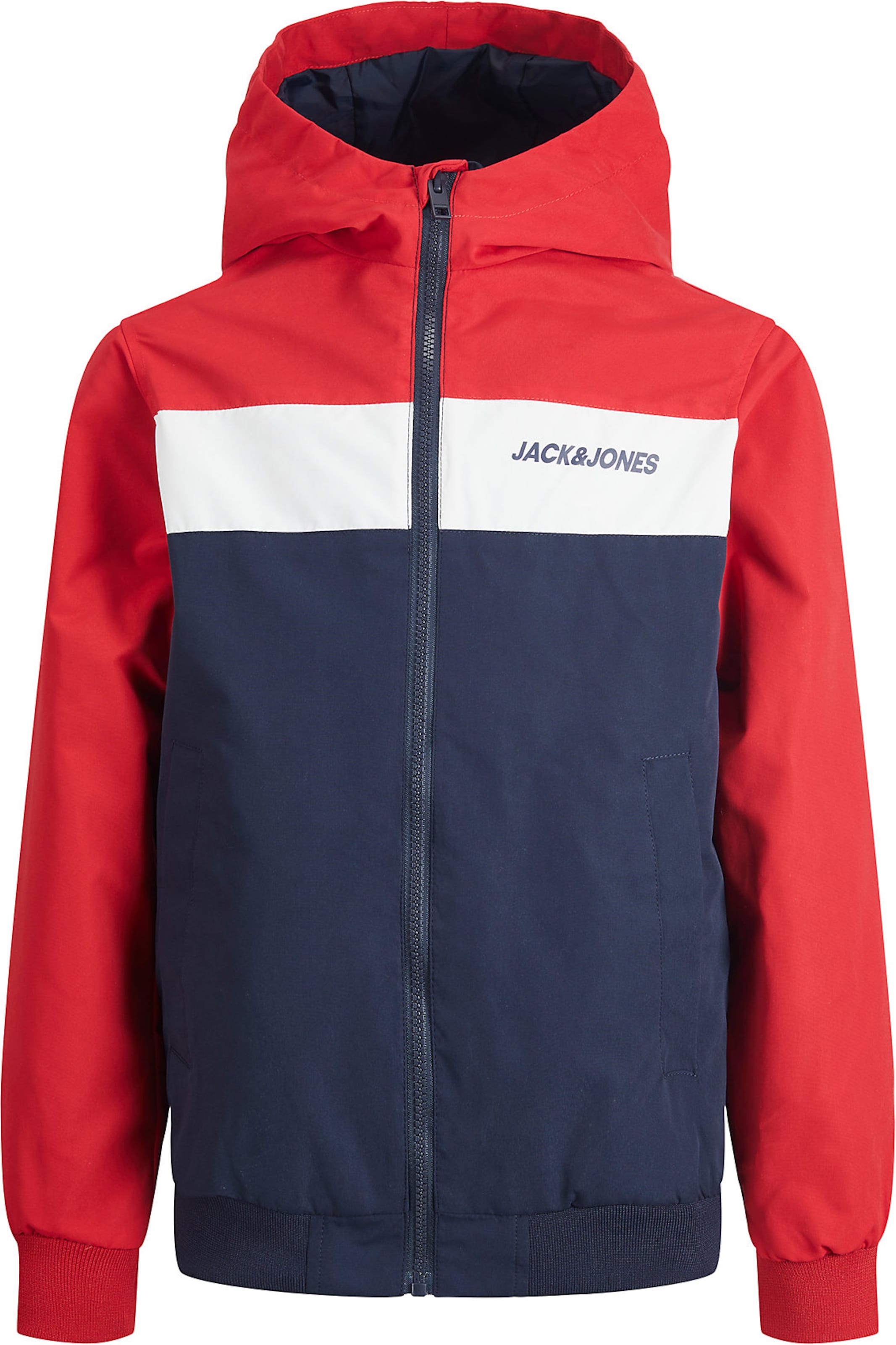 Jack & Jones Junior - Chaqueta de entretiempo 'JJERush' en rojo: frente