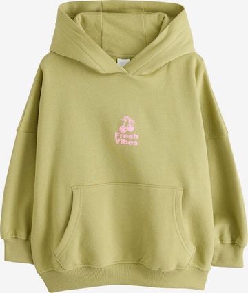 Sweat-shirt Next en vert : devant