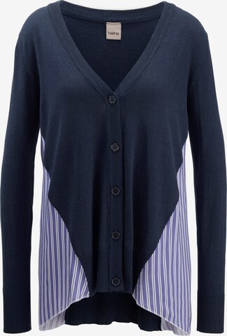 Cardigan heine en bleu : devant