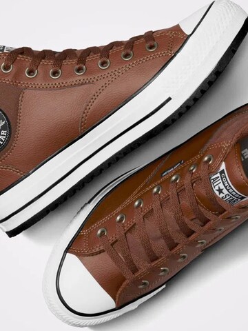 Sneaker alta 'Chuck Taylor As Malden Street' di CONVERSE in marrone