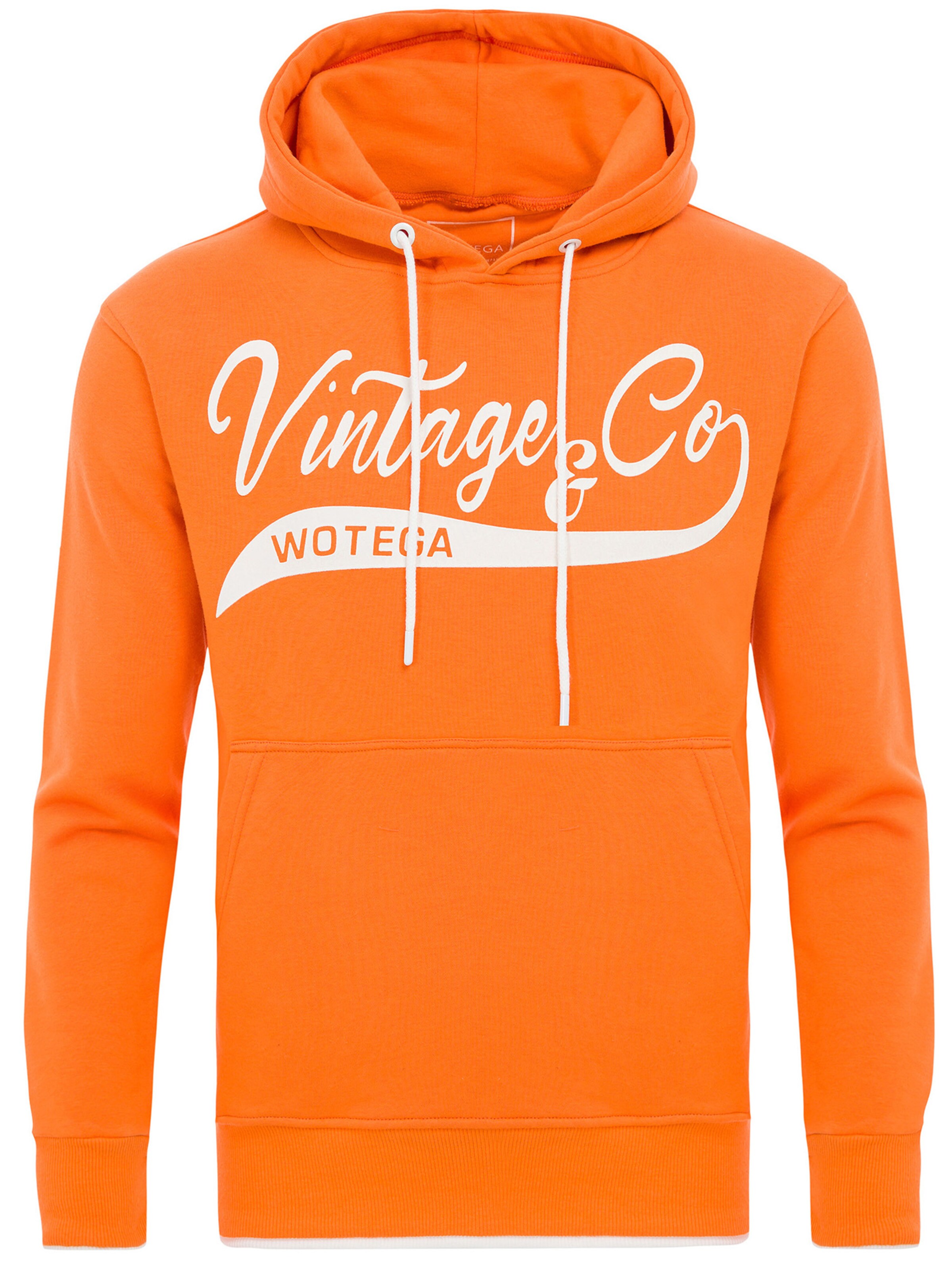 WOTEGA Sweatshirt 'WT Star' in Orange: front