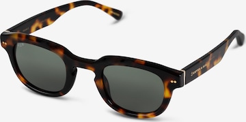 Lunettes de soleil 'Bilbao Tortoise Green' Kapten & Son en noir : devant