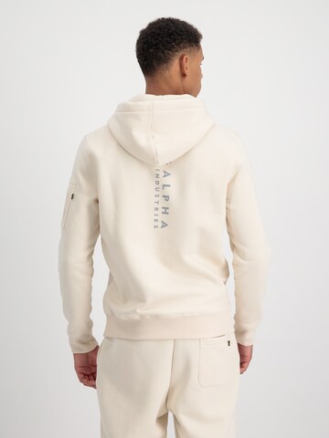 Sweat-shirt ALPHA INDUSTRIES en beige