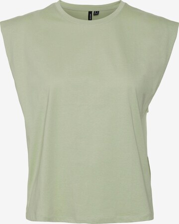 VERO MODA Shirt 'Panna Glenn' in Green: front