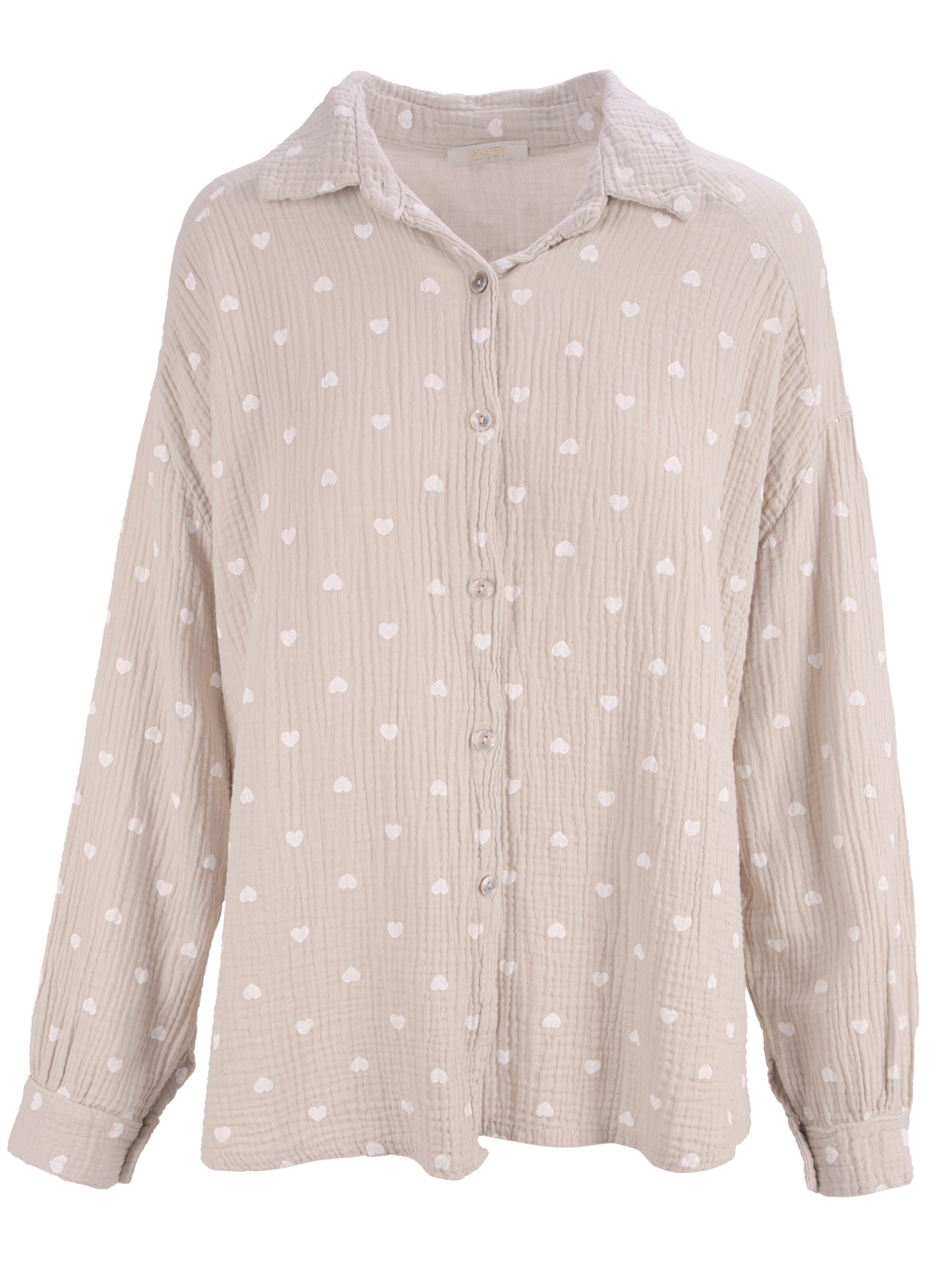 Seasons of April Bluse 'Liya' in Beige: Vorderseite