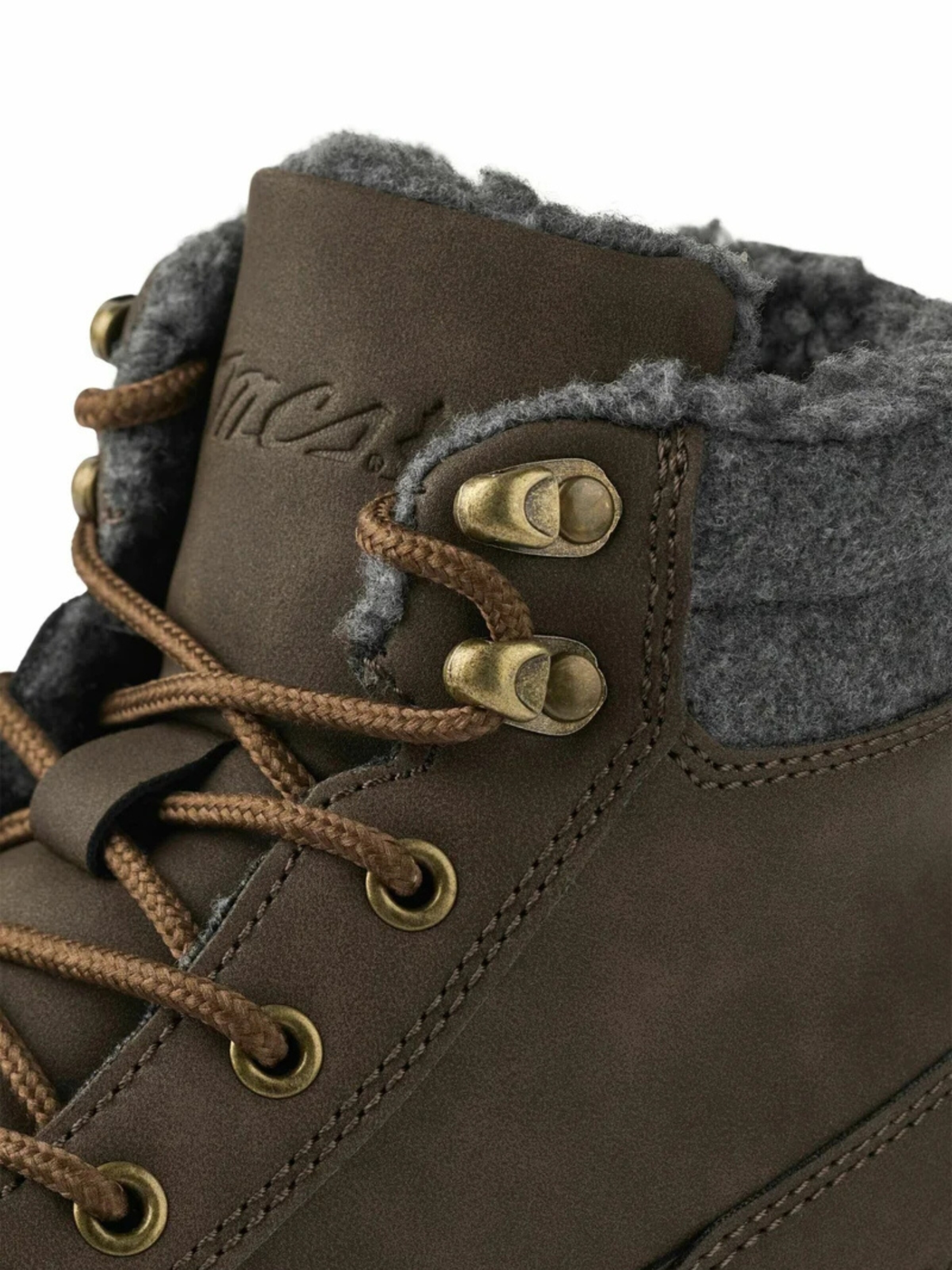 MCS Šněrovací boty 'KS802' – hnědá