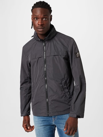 ECOALF Between-Season Jacket 'BENIALF' in Black: front