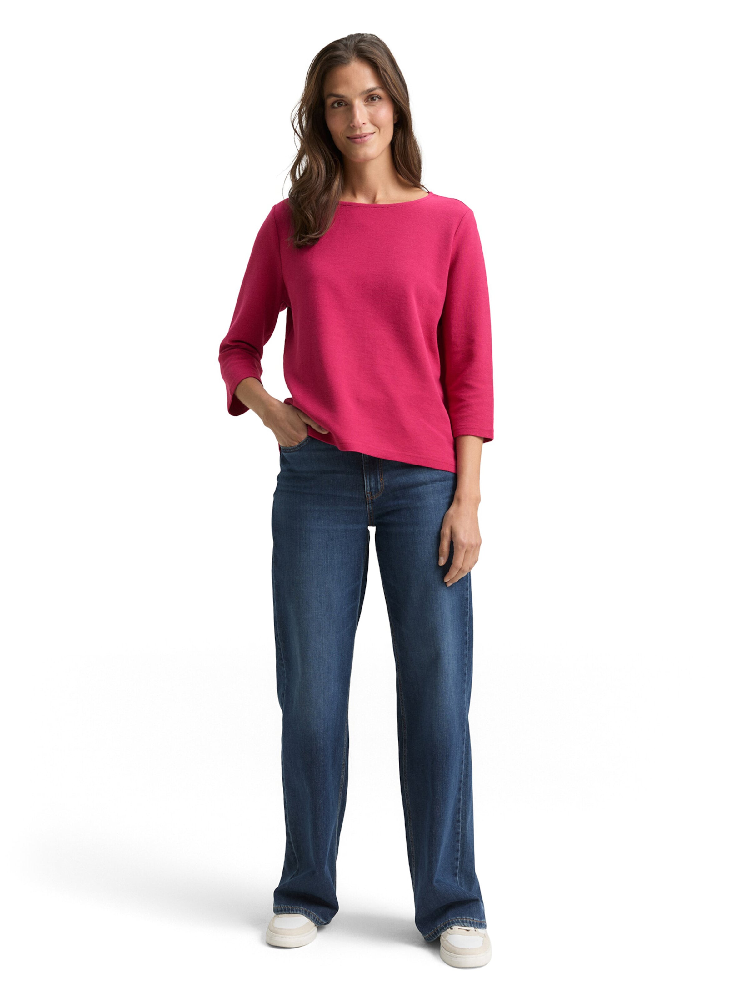 TOM TAILOR - Camisa em vermelho