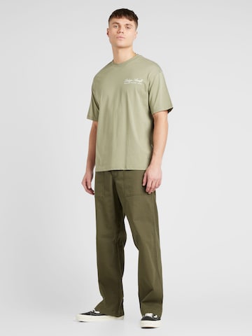 JACK & JONES Loosefit Broek 'BILL FATIGUE' in Groen