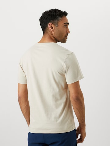 COLUMBIA Toiminnallinen paita 'CSC Basic Logo Tee-Dark Stone, LC' värissä beige: takapuoli