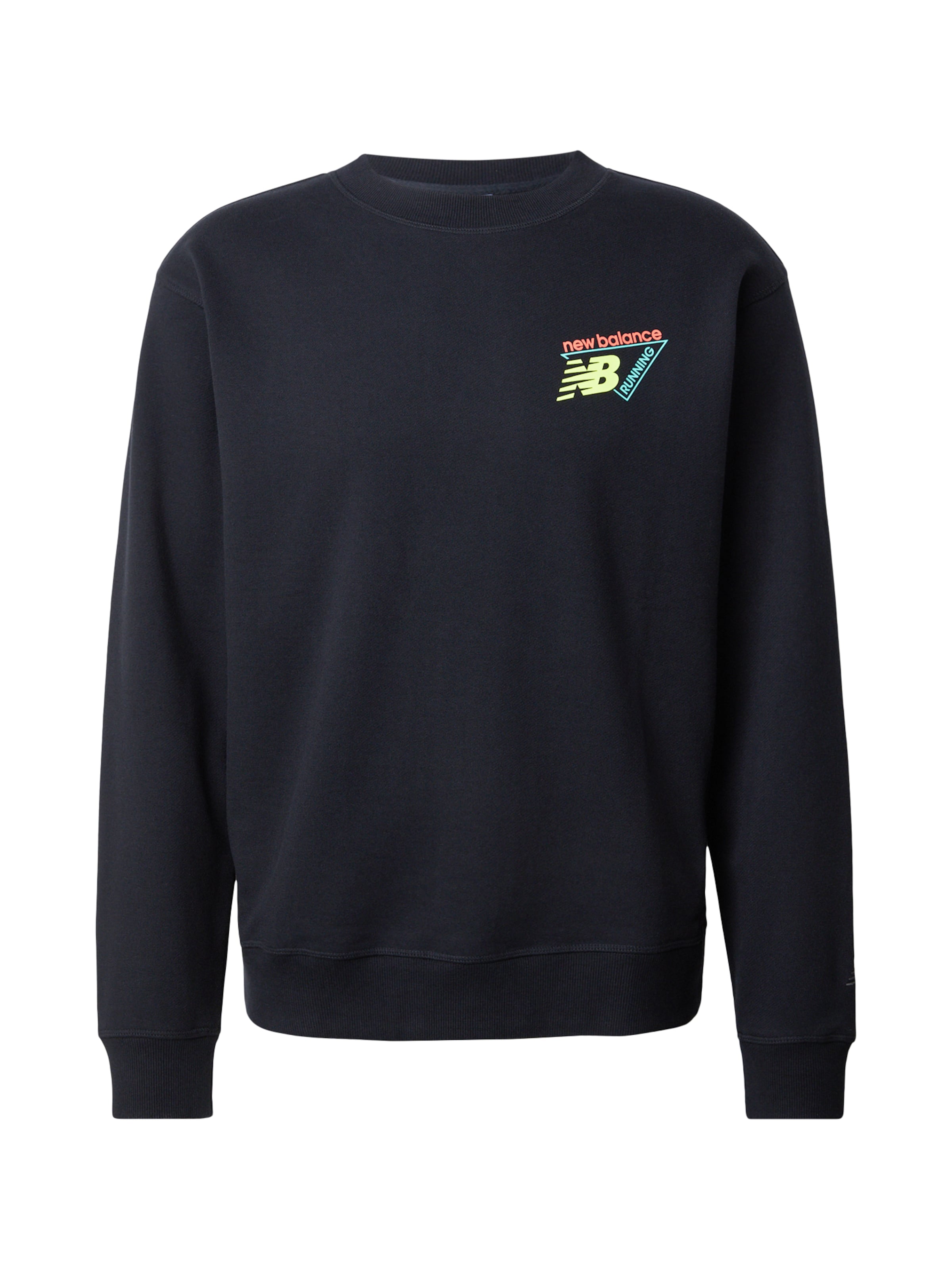 Sweat-shirt new balance en noir : devant