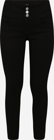 Vero Moda Petite Skinny Jeans 'DONNA' in Zwart: voorkant